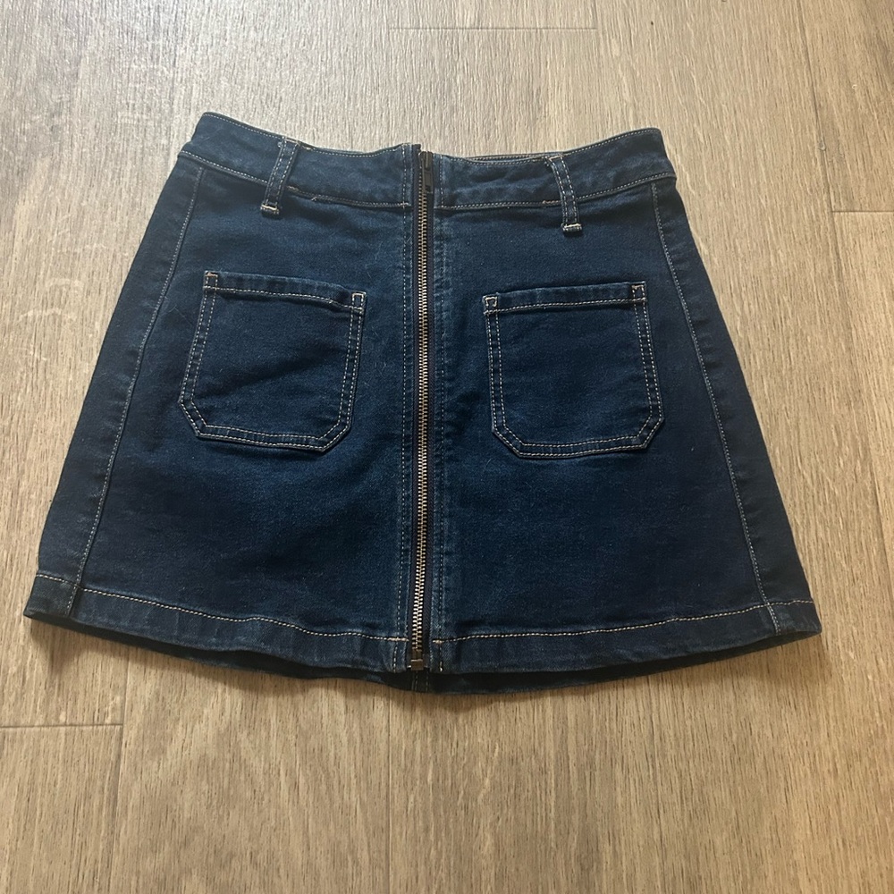 Sincerely Jules Blue A-line Mini Skirt Casual